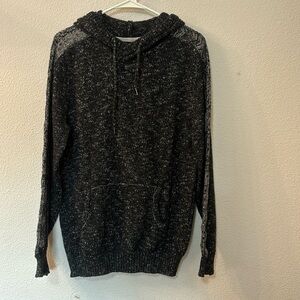 Commerce black pullover hoodie size large